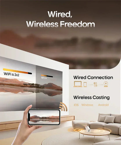 Magcubic Portable Projector HY300 Pro 4K + Gift [End Today]